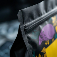 Sachet Doypack Personnalisé Mat Laminé pour Aliments pour Animaux, Vide, Anti-humidité, Recyclable, avec Fermeture Éclair, Vente en Gros