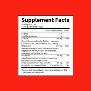 OEM Private Label Potassium Magnesium <b>Liquid</b> Drops with Vitamin D3 and Zinc Support Healthy Sleep Improve Immune System Drops - Product Image 5