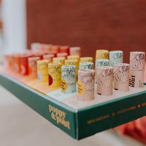 Tube en papier kraft biodégradable, écologique et recyclable pour le remplissage par le bas des rouges à lèvres, emballage personnalisé - Product Image 4