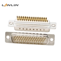 Connecteur DB44 3 rangées D-SUB à souder, mâle et femelle, pour soudure