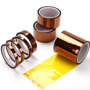 Nhiệt độ cao polyimide phim Băng tăng cường độ bám dính áp lực nhạy cảm cao su chết cắt cho PCB cách điện điện tử sửa chữa - Product Image 3