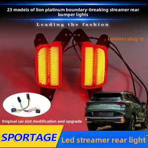 2023 para <span class=keywords><strong>Kia</strong></span> <span class=keywords><strong>Sportage</strong></span> LED Tail Special Modified H4 Shape 12V Luz de parachoques antiniebla de freno trasero Nueva condición Luz de parachoques trasero para - Product Image 6