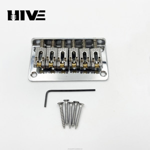 Puente de guitarra <span class=keywords><strong>acústica</strong></span> con rodamiento de bolas de 78MM de gama alta para guitarra eléctrica <span class=keywords><strong>infantil</strong></span>. Placa de cadena de puente en oro, plata y negro. - Product Image 3