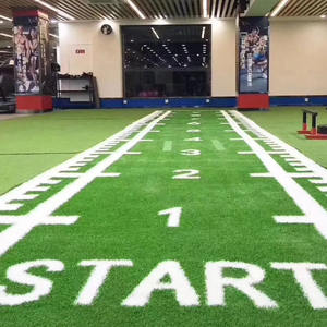 Özelleştirilmiş spor salonu spor döşeme sentetik çim 15mm kazık yüksekliği yumuşak ve Fitness kulübü ve Golf için - Product Image 4