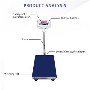 DENVEN OEM/ODM Edelstahl 150kg Explosionsgeschützte Elektronische Plattformwaage LED-Anzeige 10g Genauigkeit 1 Jahr Garantie - Product Image 2