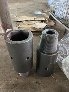 Adaptateur de tige de forage robuste forgé avec douille carrée et trou pour axe de transmission de couple - Product Image 2