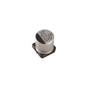 Fournisseurs de composants électroniques d'origine GYD1E271MCQ1GS, composants neufs CAP ALUMHYB 270UF 20% 25V SMD - Product Image 1