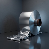 Film laminé triplex 12 microns PET, 7 microns feuille d'aluminium, 80 microns LLDPE, rouleau thermoscellable pour lait en poudre et café