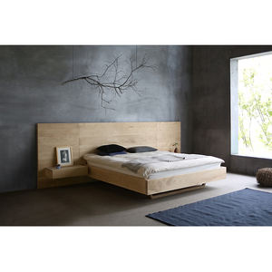 <span class=keywords><strong>Lit</strong></span> King en chêne français personnalisé Hillbach de style nordique moderne simple Meubles écologiques en <span class=keywords><strong>bois</strong></span> massif <span class=keywords><strong>Lit</strong></span> souple - Product Image 1