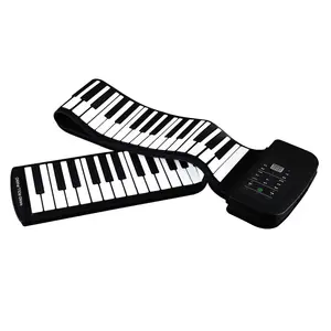 Hot Sale 88 Keys Soft Touch Flexible Silicon Keyboard Portable Digital Roll Up Piano Electric For Sale