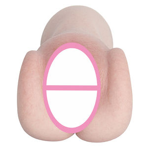 Realistisches Masturbationsspielzeug für Männer mit Doppelkanal-Vagina und -Po, Großer Hintern Sexspielzeug - Product Image 2
