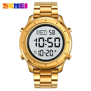 Skmei Digital Watch Men 3Bar Waterproof Electronic Sport Watch Leather Strap Outdoor Casual Timepiece - Product Image 5