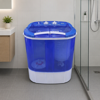 Wholesale Semi-automatic Mini Plastic Top Loading Washing Machine with Dryer
