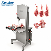 Mesin Gergaji Tulang Stainless Steel Komersial OEM dengan Tegangan Khusus untuk Memotong Daging Beku, Iga Sapi, dan Ikan