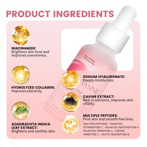 สติกเกอร์แบบกำหนดเอง เซรั่ม PDRN บำรุงผิวหน้า ลดเลือนริ้วรอย ผลิตภัณฑ์ไวท์เทนนิ่งสำหรับผู้หญิง - Product Image 5