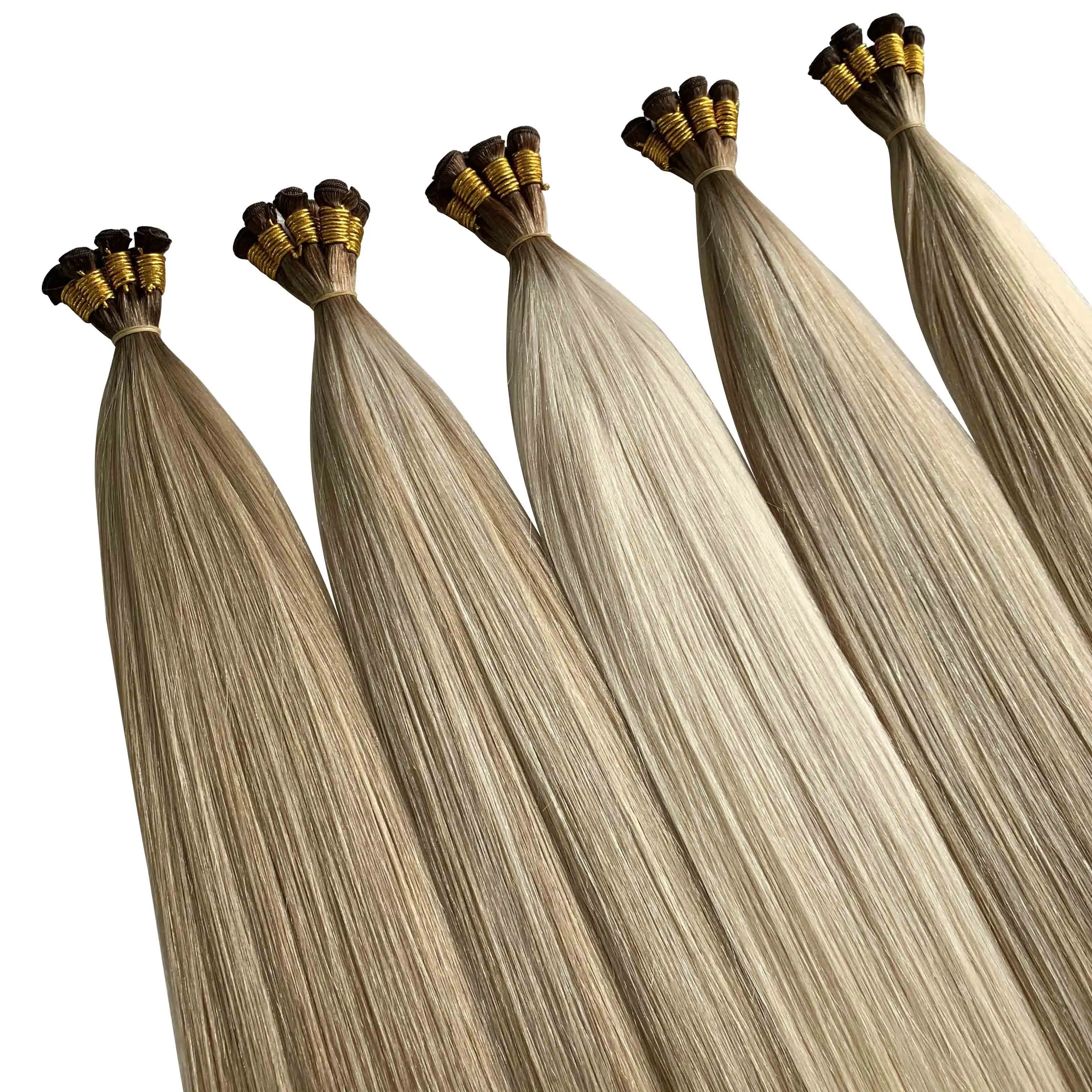 Factory Directly販売China Hand Tied Weft Hair Extensions