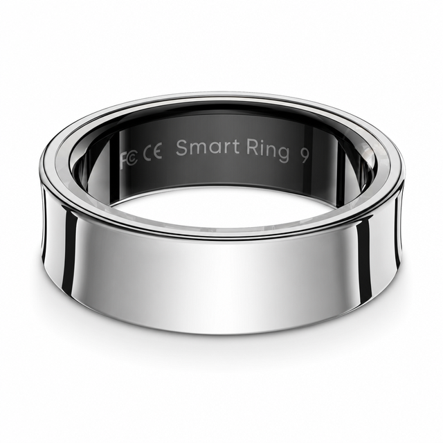 2026 RZ09 Health Monitoring Smart Rings 5ATM Waterproof Photo Control Sport Mode Stainless Steel Smart Ring for Men Women