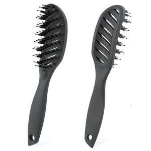 Brosse à <span class=keywords><strong>cheveux</strong></span> frisée et courte pour <span class=keywords><strong>cheveux</strong></span> lisses, séchage rapide, brosse à <span class=keywords><strong>cheveux</strong></span> ventilée pour hommes et femmes - Product Image 1