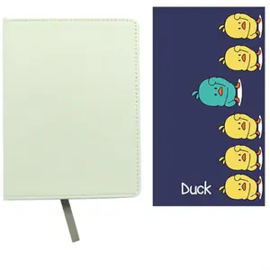 Wholesale China or US Warehouse PU Leather Office Supplies Budget Sublimation Journal Blank A5 Notebook Planner