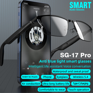 Gafas Inteligentes con Protección Anti Luz Azul, Asistente Inteligente, Conversación por Voz, Reproductor de Música, Bluetooth, IA - Product Image 3
