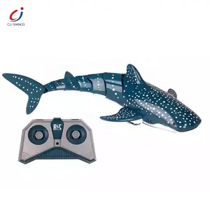 Chengji 2,4 GHz RC водонепроницаемые плавательные животные, киты, игрушки, Акула с дистанционным управлением