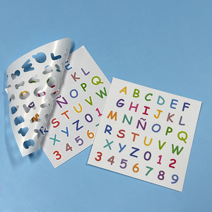 Cá nhân không thấm nước dính Vinyl Nhãn Logo phim hoạt hình nụ hôn cắt Sticker giấy tùy chỉnh Nụ Hôn cắt Sticker Sheets nhà sản xuất - Product Image 3