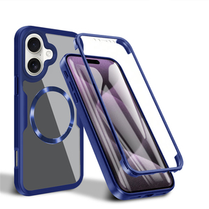 Magnétique 360 <span class=keywords><strong>Coque</strong></span> Transparente <span class=keywords><strong>Avant</strong></span> + Arrière pour <span class=keywords><strong>iPhone</strong></span> 16 15 <span class=keywords><strong>11</strong></span> 12 13 14 <span class=keywords><strong>Pro</strong></span> <span class=keywords><strong>Max</strong></span> Silicone Acrylique Pare-chocs Antichoc 16E - Product Image 2