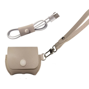 Miễn Phí Mẫu Cho New Air Pods 3 (2021) Da PU Trường Hợp Với Strap & Dữ Liệu Dòng Buggy Bag - Product Image 6