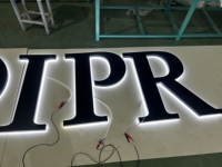 Letreros de letras LED de negocios al aire libre personalizados letrero publicitario iluminado brillante para la marca de la empresa que muestra la potencia del transformador