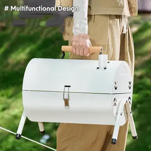 Home Outdoor Folding Portable Skewer Stove Complete Set Of Charcoal Charcoal Grill Mesh Grill Small Grill