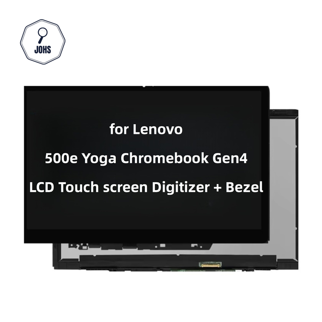 For Lenovo Chromebook 500e Yoga 4th Gen Replacement Laptop Display HD 30 Pin IPS LCD Touch Screen 60Hz Refresh Rate 5D11C95914