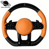 Volants de luxe en cuir et fibre de carbone LED Mercedes-Benz Classe E CLA GLC E300 Personnalisation sur mesure W46 W117 W166 W222