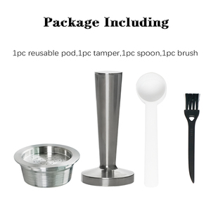AM Store 1Pod 1 Juego de tamper <span class=keywords><strong>Taza</strong></span> de cápsula de café reutilizable Cápsulas de café recargables Filtro de espresso para máquina Lavazza - Product Image 6