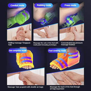 Máquina de masaje de pies de circulación sanguínea Unisex envuelta electrónica 6D, masajeador de pies de presión de aire rodante Shiatsu profundo - Product Image 4