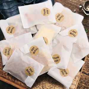 Dùng một lần thân thiện với môi trường dầu bằng chứng Trắng Kraft túi giấy bao bì thực phẩm, được sử dụng cho takeout gà chiên bánh quy bánh - Product Image 6