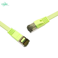 YIZHI Cat6a Cat7 Cat7a Cat8 kabel Ethernet Cpr Cftv Utp Sftp 500m berpelindung tanpa OL Alicate crimpegem Cable Cat 7