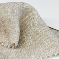 Tissu mélangé 50% chanvre 50% lin, teint, toile de chanvre tissée, 175 GSM, 56/57 pouces, écologique, respirant, pour vêtements, sacs, chaussures, artisanat