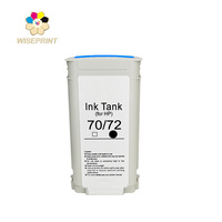 Cartucho de tinta compatible con HP 72 Cartucho de tinta HP 70 para impresora plotter HP T1100 T790 T770 T610 T795 Cartucho de tinta de color negro