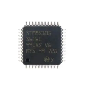 STM8S105S6T6CオリジナルLQFP-44ビットマイクロコントローラーMCUSTM8S105S6T6CTR STM8S105S6 STM8S105S6T6C