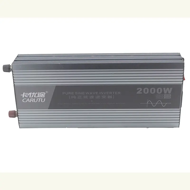 Inverter Surya Off Grid 24 Volt 2000W Ekonomis 2KW Inverter Gelombang Sinus Murni Dc Ke Ac 2000W 24 V Inverter