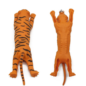 Jouets en TPR personnalisés en gros, animaux réalistes, balles à presser extensibles, jouets tigre à presser pour enfants - Product Image 5