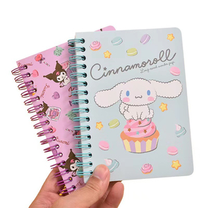 Super Cute Mini A6 Notebook for Elementary School Students Portable Color Coil Notepad Perfect Paper Craft Gift