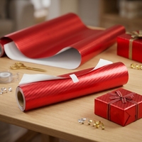 Rouleau de papier laqué coloré imprimé - Feuille métallique aluminium alliage 8011 de qualité alimentaire, tempérament doux, épaisseur 0,015-0,03 mm, pour cadeaux