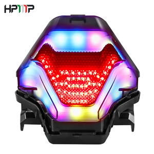 Feu arrière LED intégré pour moto avec contrôle par application, clignotant et feu stop pour <span class=keywords><strong>Yamaha</strong></span> R3 MT07 Y15ZR Exciter150 2013-2025 - Product Image 1