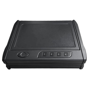Coffre-fort pour armes à feu <span class=keywords><strong>ILOCK</strong></span> T12, biométrique, code électronique, serrure à clé, acier noir, logo personnalisé, portable, pour la maison, le bureau, la voiture - Product Image 3