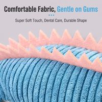 Jouet pour chien en velours côtelé de coton classique et durable, avec logo personnalisé, en forme de crocodile, pour petits et moyens chiens, pour la dentition et le nettoyage des dents, vente en gros