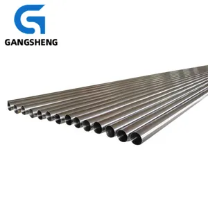 Gangsheng Fournisseur d'acier 201 304 316 tube carré soudé en acier inoxydable 15mm 20mm 40mm 45mm diamètre 20X23H12 ss tube rond