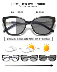 <span class=keywords><strong>Occhiali</strong></span> da Vista Senza Montatura Stile Retrò a Occhio di Gatto per <span class=keywords><strong>Donna</strong></span>, Montatura TR90 con Aste Flessibili, Lenti <span class=keywords><strong>Trasparenti</strong></span> Anti-Luce Blu per Lettura - Product Image 3