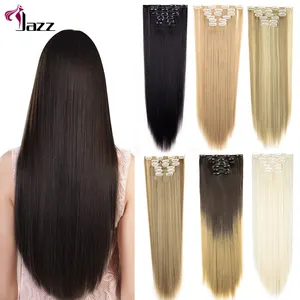 Wholesale Cuticle Aligned Straight Indian Remy Human Hair Clip In Extensions Different Length Custom Clip In Remy Hair Weave