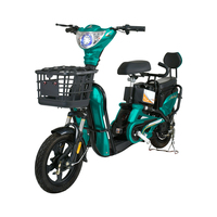 Vélo Électrique de Banlieue, Scooter Moped, Pneus à Vide de 16 à 22 Pouces, Vélo Électrique à 2 Places pour Adultes